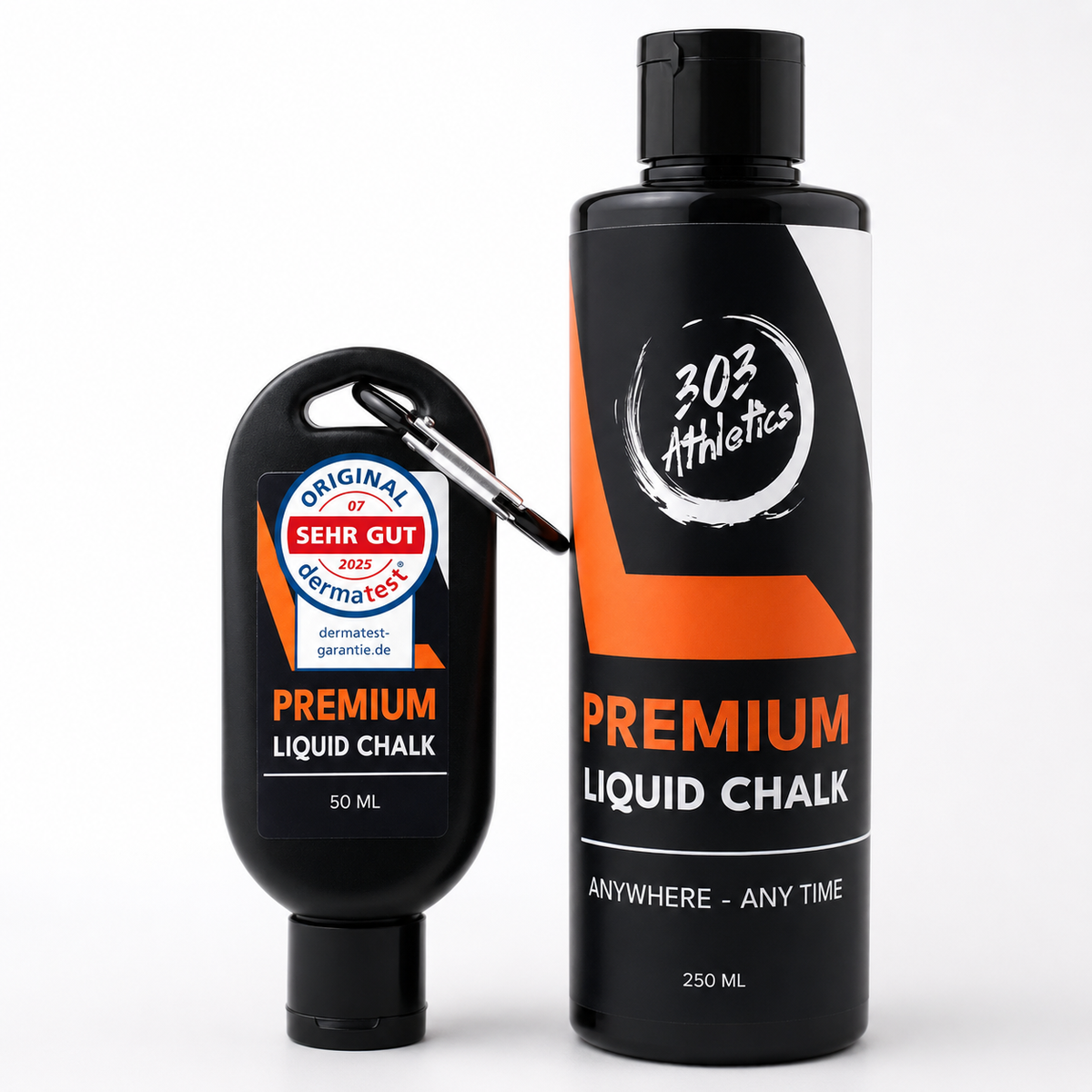 303 Athletics Premium Liquid Chalk Set mit 250-ml-Flasche und 50-ml-Pocket-Bottle