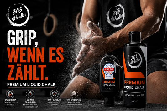 303 Athletics Premium Liquid Chalk Set für Krafttraining, Calisthenics und Klettern